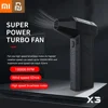 Xiaomi Mijia New X3 Violent Blower Mini Turbo Jet Fan Handheld Brushless Motor 130000 RPM Wind Speed 52m/s Multi Functional Fan 1