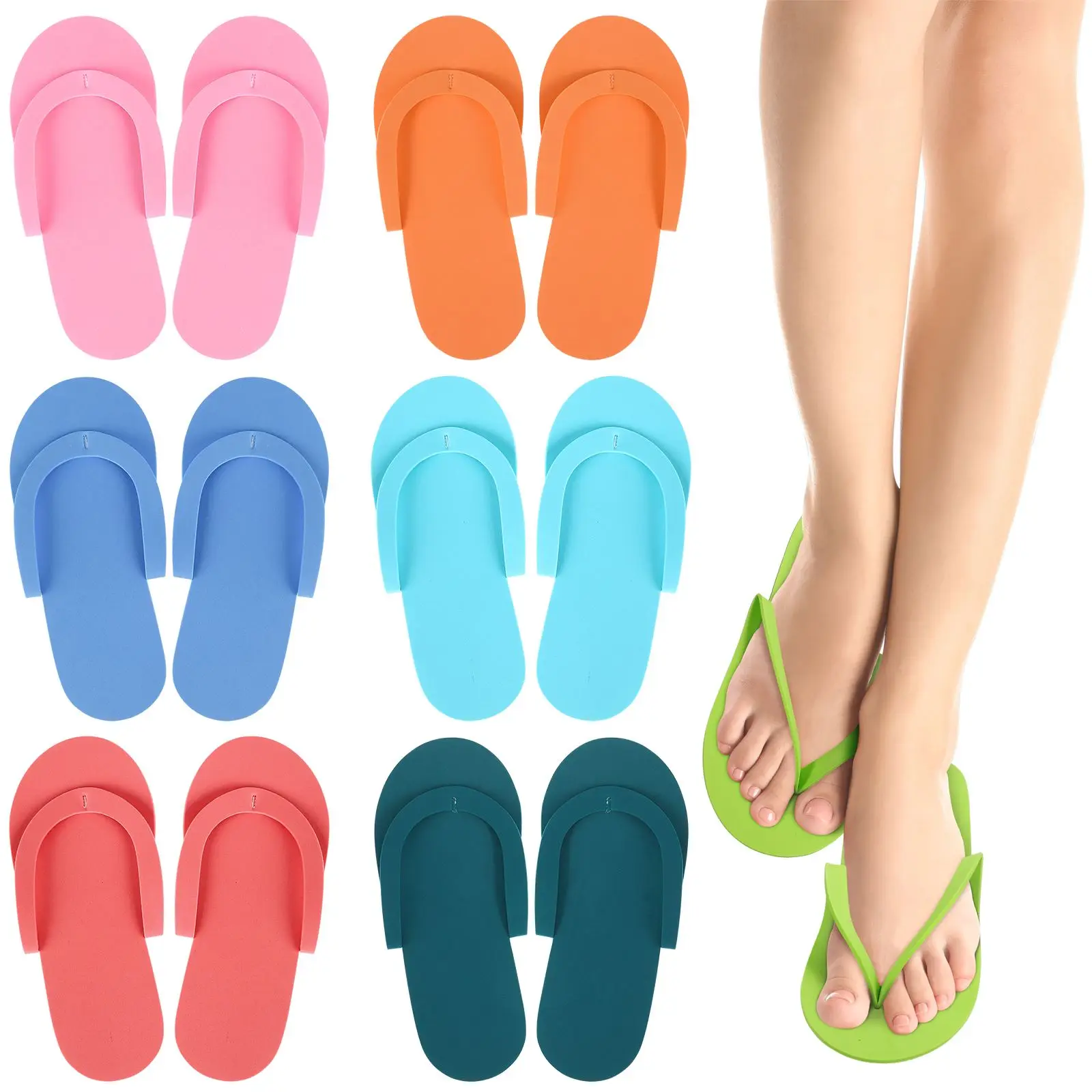 36 Pairs Disposable Foam Slippers 36 Pairs Disposable Foam Slippers
