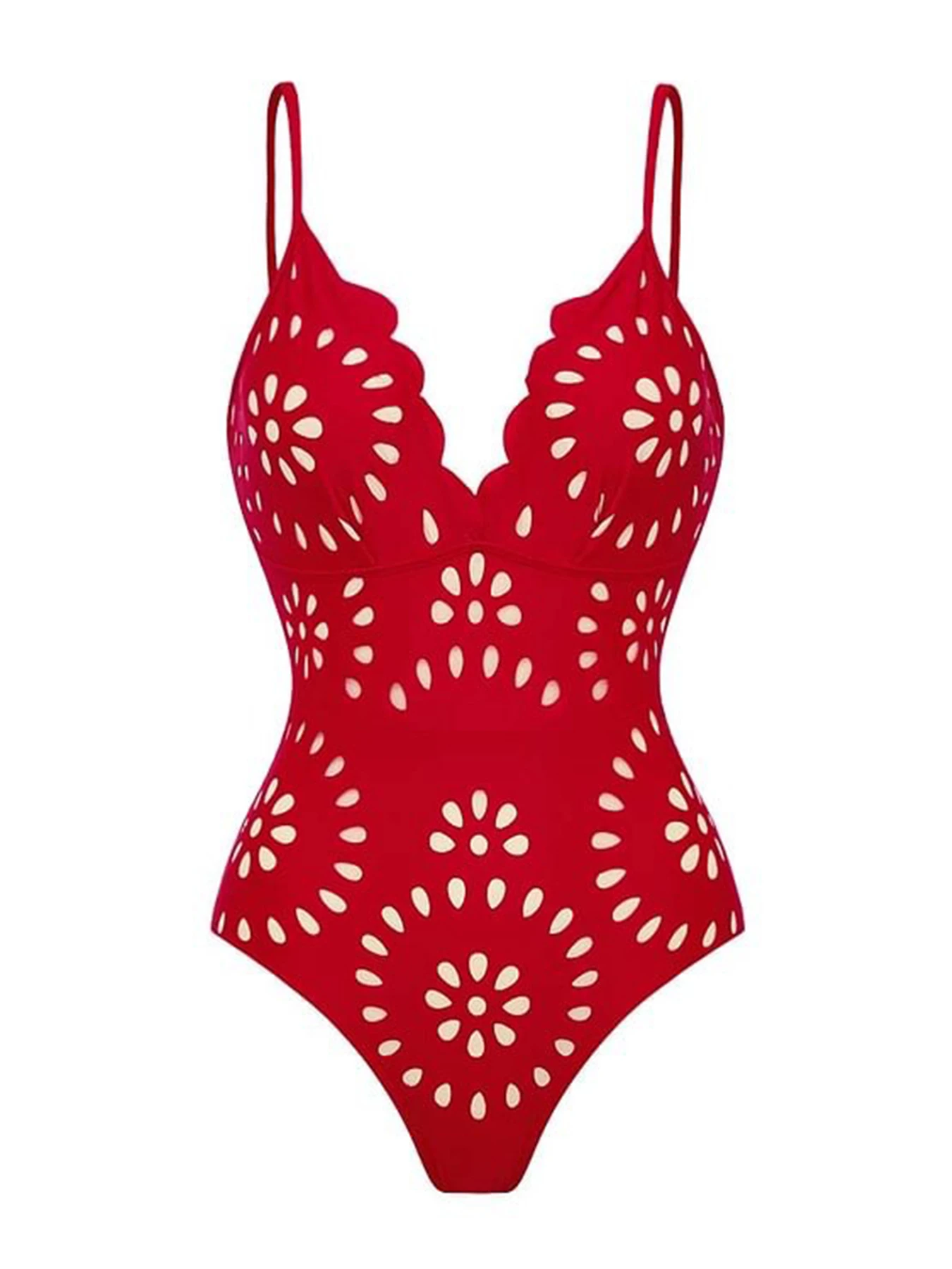 Sexy Hollow Out One Piece Swimsuit For Women Swimwear And Beach Dress Solid Bathing Suit Summer Beachwear Swimming Suit