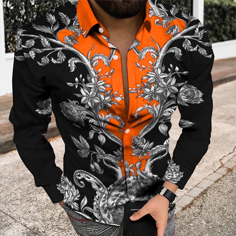 Spring and Autumn Men's Suit Shirts