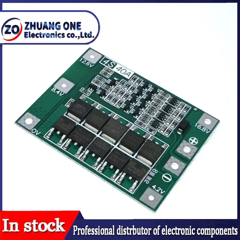 Advanced Lithium Battery Charger Protection Board with Enhanced Balance - 40A/60A 3S/4S