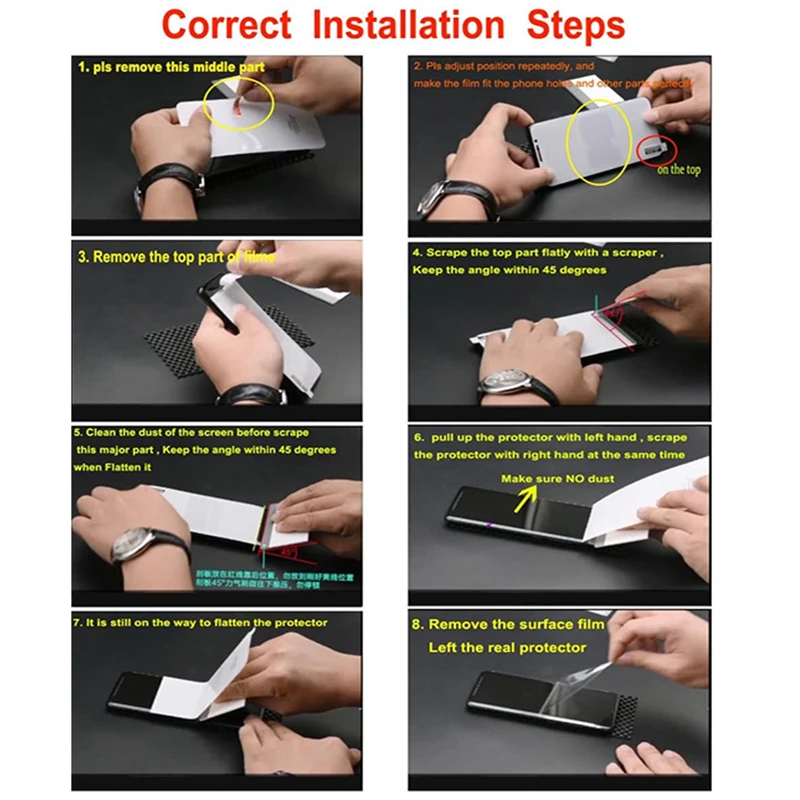 5Pcs Soft Hydrogel Film for IPhone 14 13 12 11 15 Pro Max Mini 7 16 14 15 Plus Screen Protector for IPhone X XR XS MAX Not Glass BEST SELLERS