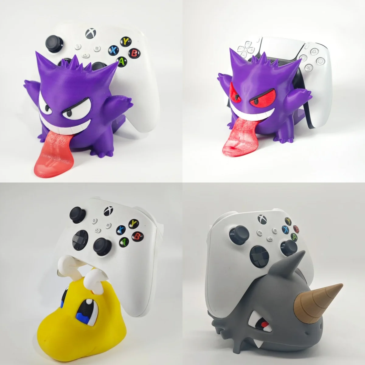 Supporto per Controller di Gioco Anime Gengar, Pokemon Rhydon, per Xbox PS5 Game Switch, Decorazione da Scrivania, Portaoggetti, Regalo