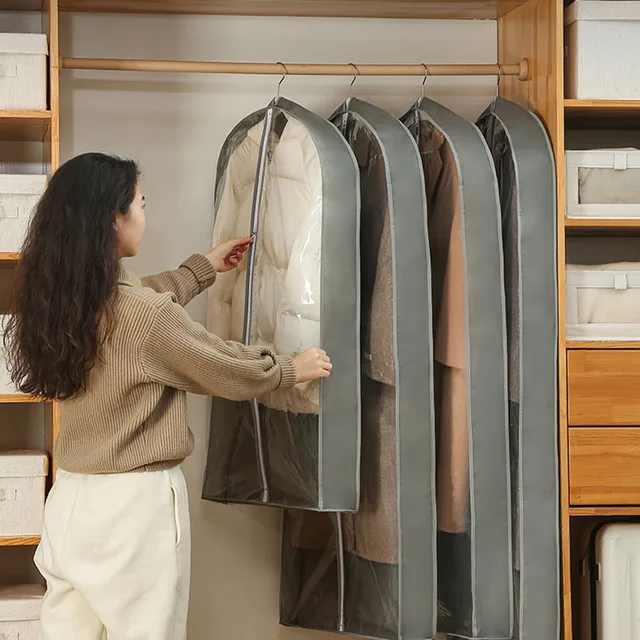 Vastagító Ruhák Por Tok Ruha Öltöny Kabát Szervező Fedele Otthoni Szekrény Tárolása Protect Táska