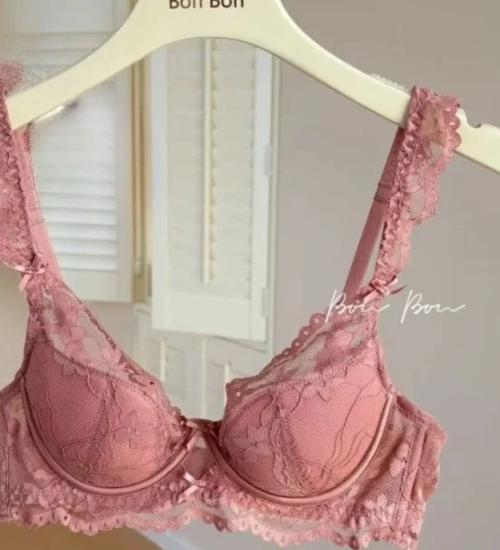 Pink single bra