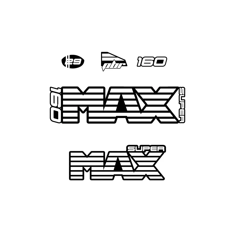 Adesivi Stella Sam Forcella Compatibile Bike Lefty Cannondale Supermax 160 Pbr 29 ''1 Cmt