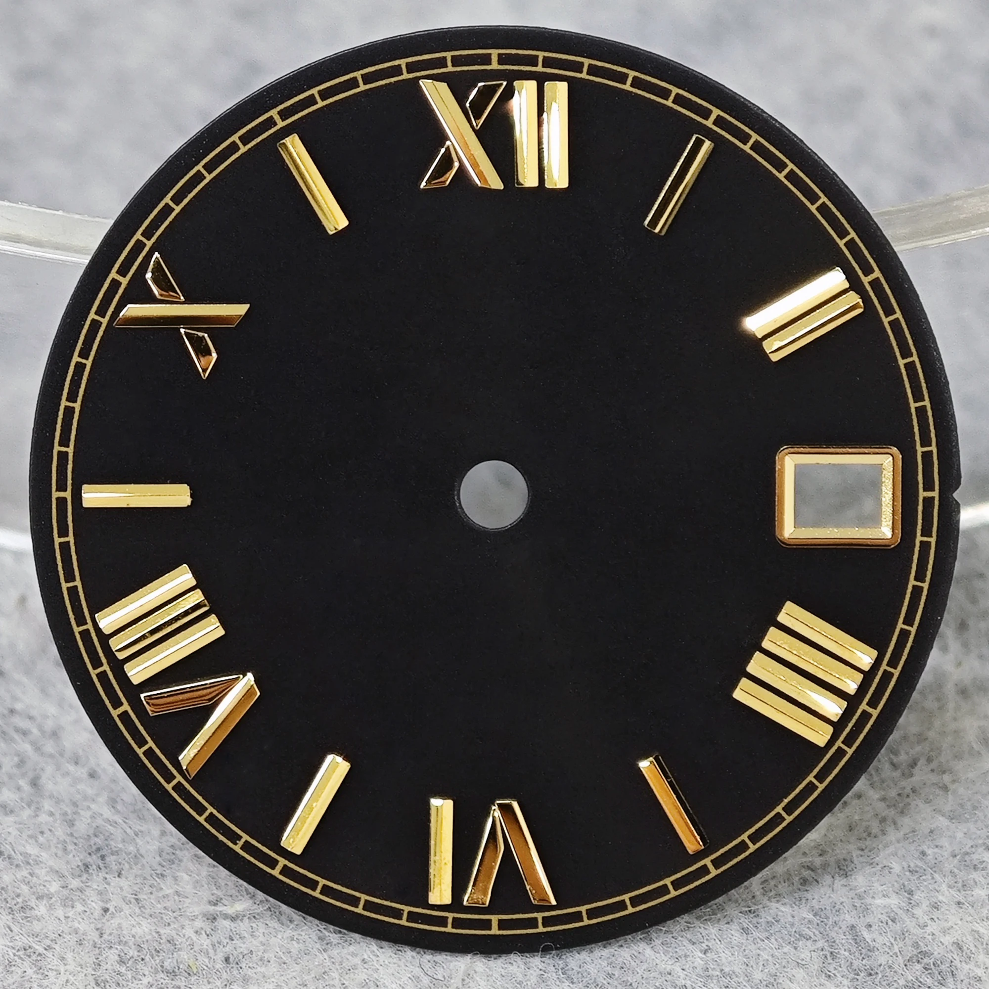 Green Luminous High-Quality Watch Face for Date Series, 28.5mm Dial