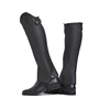 Equestrian Leggings Microfiber PU Durable Equestrian Boots Cover Riding Protectors Adults Children Paarden Equitation Equipement 2