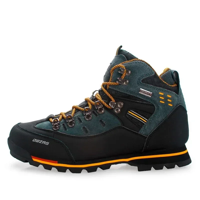 Botines al aire libre para hombre, zapatillas de escalada de montaña, zapatos deportivos impermeables para hombre, botas de nieve informales de moda, zapatos de senderismo
