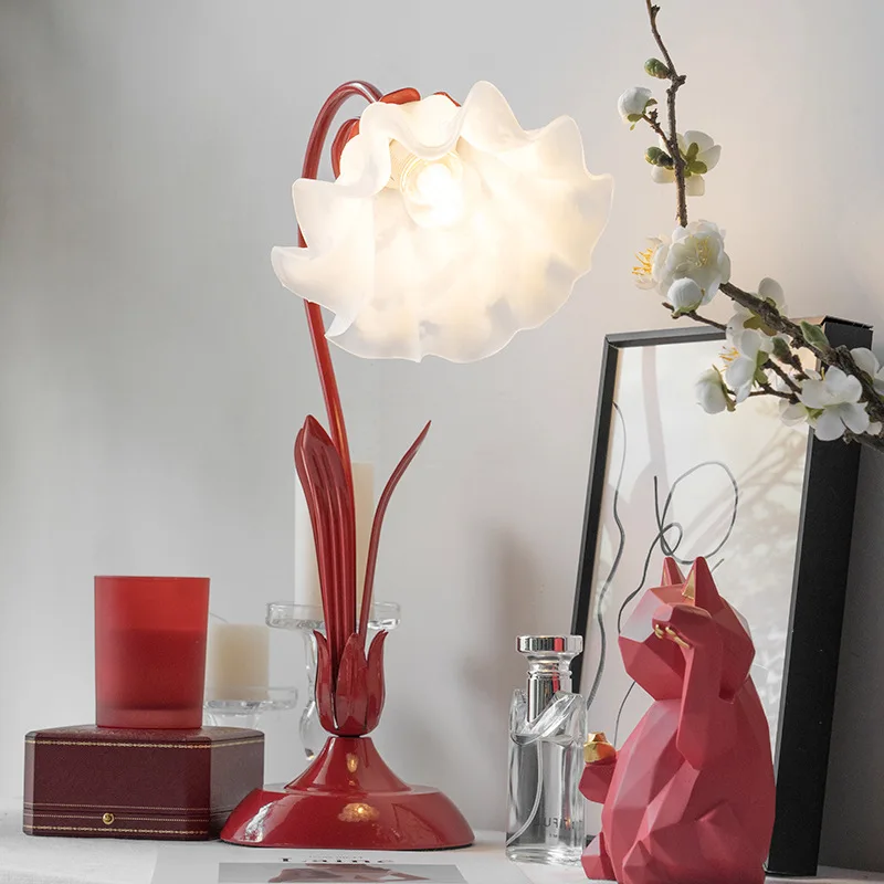 

Wedding Table Lamp, Wedding Room Bedside Lamp, Flowers, Ever-bright Lamp, Send The Rride, Wedding Dowry Lamp, Wedding Gift
