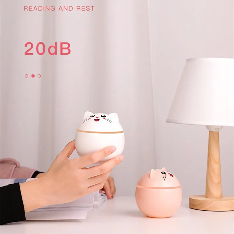 300ML Mini Portable Ultrasonic Air Humidifer Aroma Essential Oil Diffuser USB Mist Maker Aromatherapy Humidifiers for Home Table creative unique design tank humidifier with led light home car mini portable usb aromatherapy air humidifier diffuser kids gifts