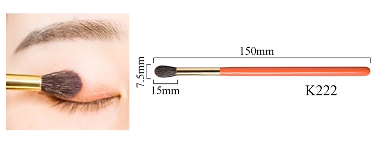 Description Picture 6 of itemProfessional Handmade Makeup Brushes Set Soft Blue Squirrel Goat Hair Face Powder Contour Eye Shadow Brush Make Up Brush Kit