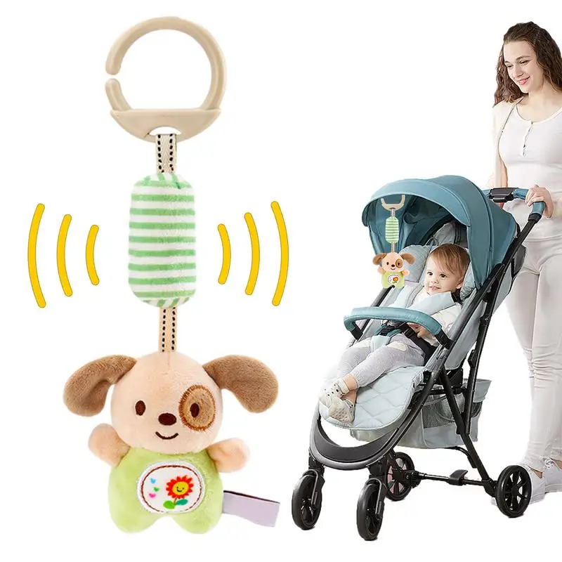 

Stroller Toys Soft Toys Car Seat Travel Activity Rattle Animal Hung Toy With Ringing Bell Kids Cartoon Crib Bed Around Rattle