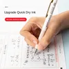 M&G 10-Pack 0.5mm Black Press-to-Write Ballpoint Pen Refills - Quick-Drying, Full Needlepoint, Four-Channel Ink Feed System 4