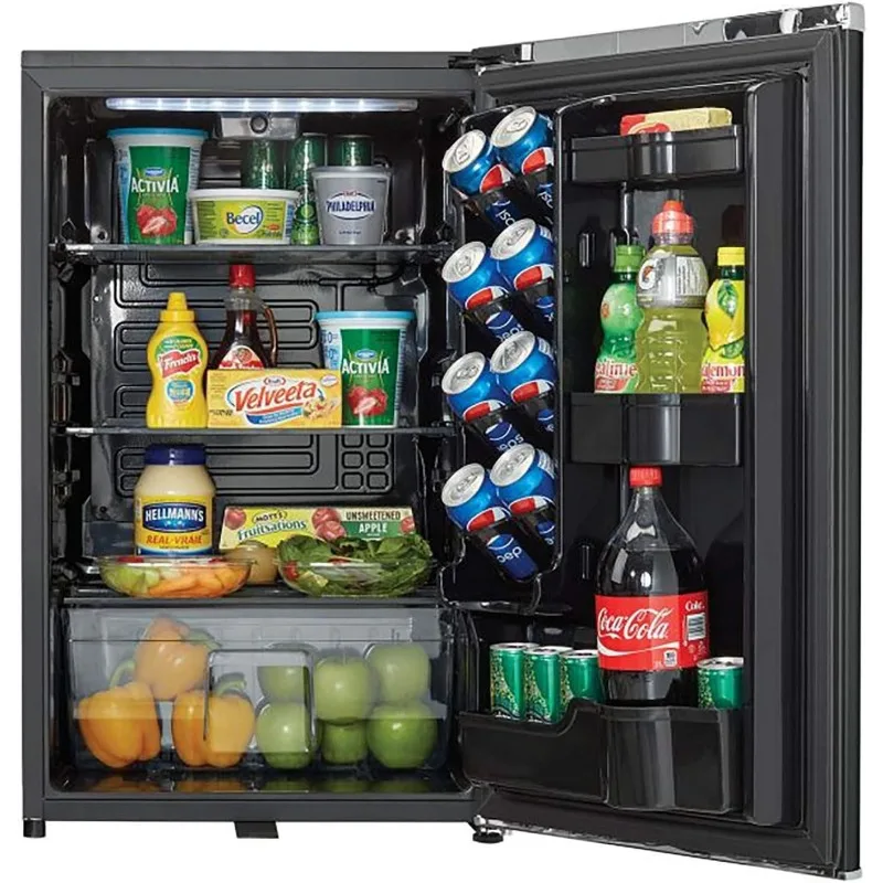 Danby DAR044A6MDB 4.4 Cu.Ft. Mini Fridge, Compact Refrigerator For Bedroom, Living Room, Bar, Dorm, Kitchen, Office In Black 4