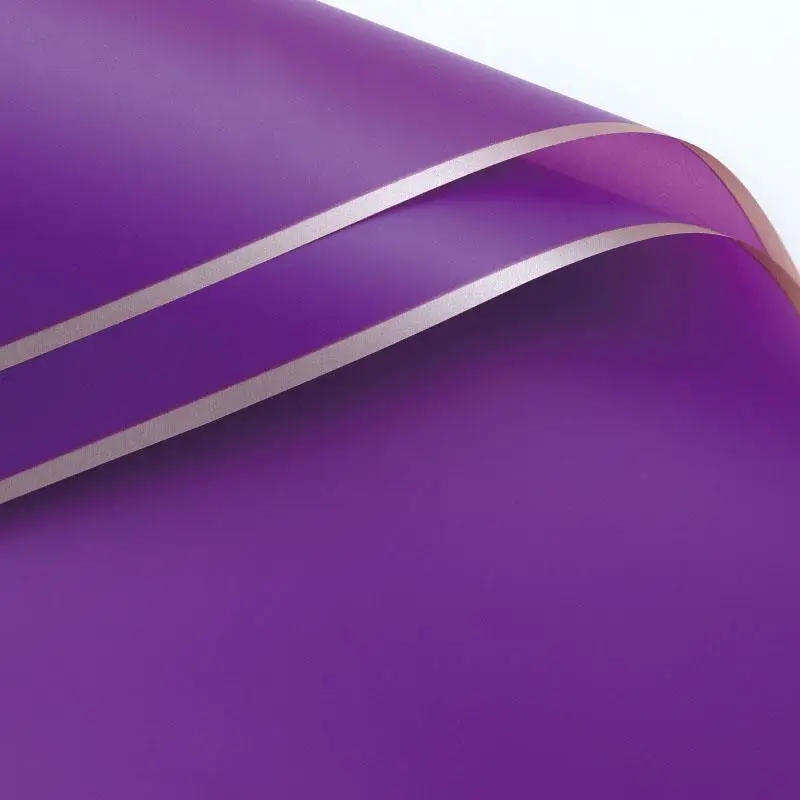 5 teile/paket Blumen Geschenk papier goldene Grenze Rose koreanischen Stil halb transparente Geschenk verpackung Florist Bouquet Verpackungs material