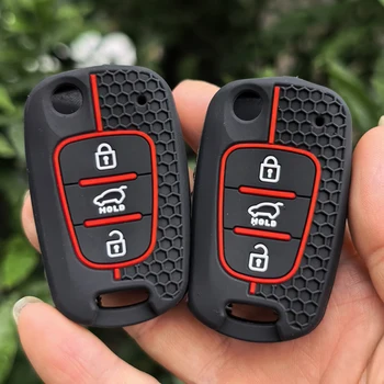 For Hyundai I20 I30 Ix20 Ix25 Ix35 Elantra Accent KIA Sportage Rio 3 Soul Optima Ceed Pro K5 K2 Pride Car Remote Key Case Cover 1