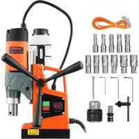 VEVOR Magnetic Drill, 1450W 1.57" Boring Diameter, 12500N 850 RPM Portable Electric Mag Drill Press, Drilling Machine 1