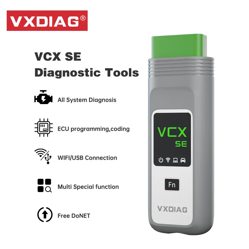 

VXDIAG VCX SE DoIP OBD2 Car Scanner for VW BMW Benz JLR Subaru Honda Donet Remote Diagnostic Tool ECU Coding J2534 Programming