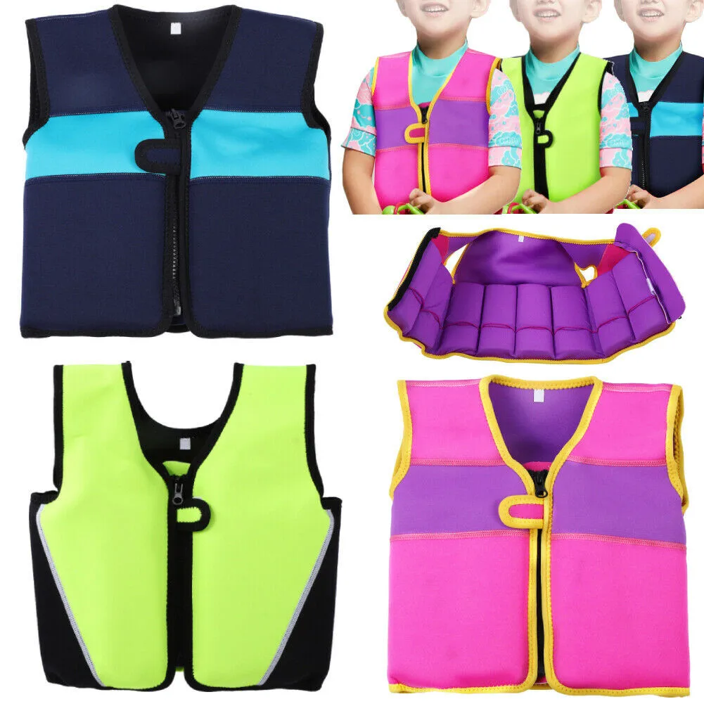 16 Years Old Kids Neoprene Life Jacket Children Life Vest Water Safety