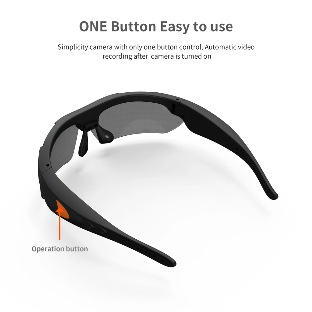 Description Picture 5 of itemWearable HD 1080P Camera Outdoor Cycling Glasses Polarized Lens Smart Camcorder Security Protection Video Record Mini Camera