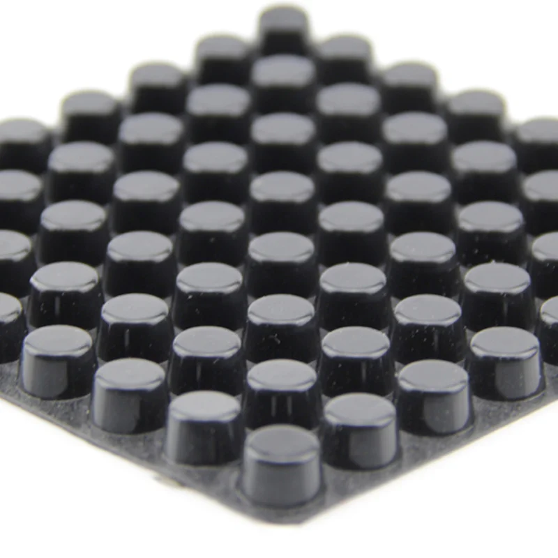 320PCS 12mm x 7mm Black Clear anti slip Silicone rubber feet pads plastic bumper damper shock absorber self-adhesive Silica gel