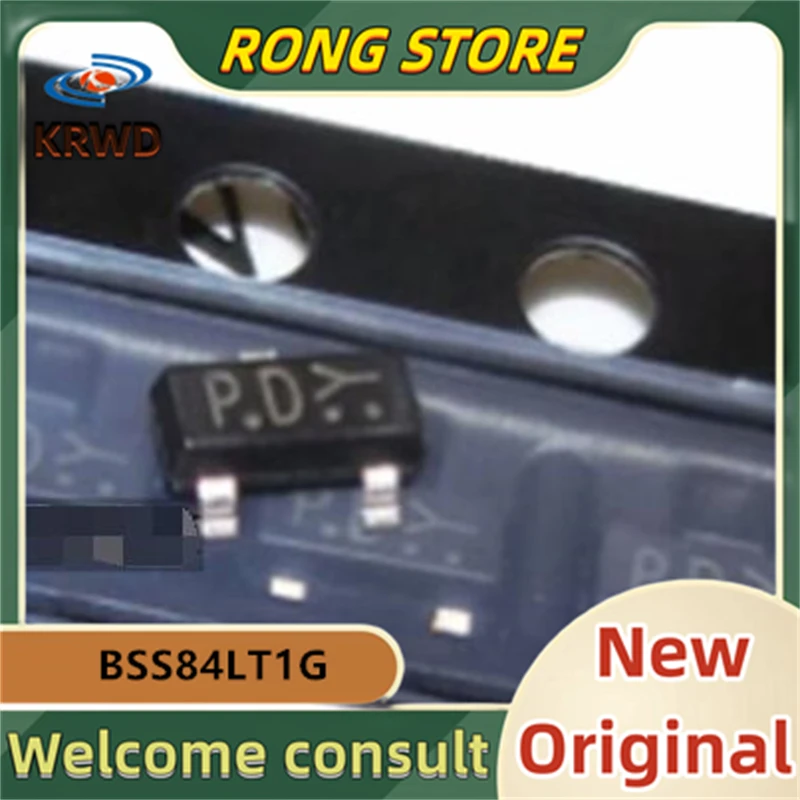

Новый и оригинальный чип PD PO P0, 50 шт., IC SOT-23 BSS84LT1G BSS84LT1 BSS84LT BSS84L BSS84