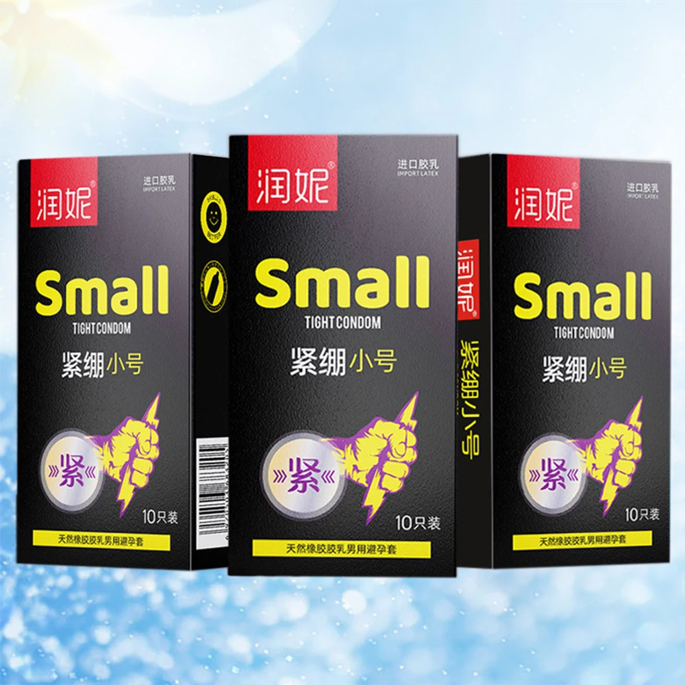 48mm Small Tight Condom Super Lubrication G-spot Condons Sex Toys For Man 18+ Long Delay Ejaculation Penis Sleeve Adult Products