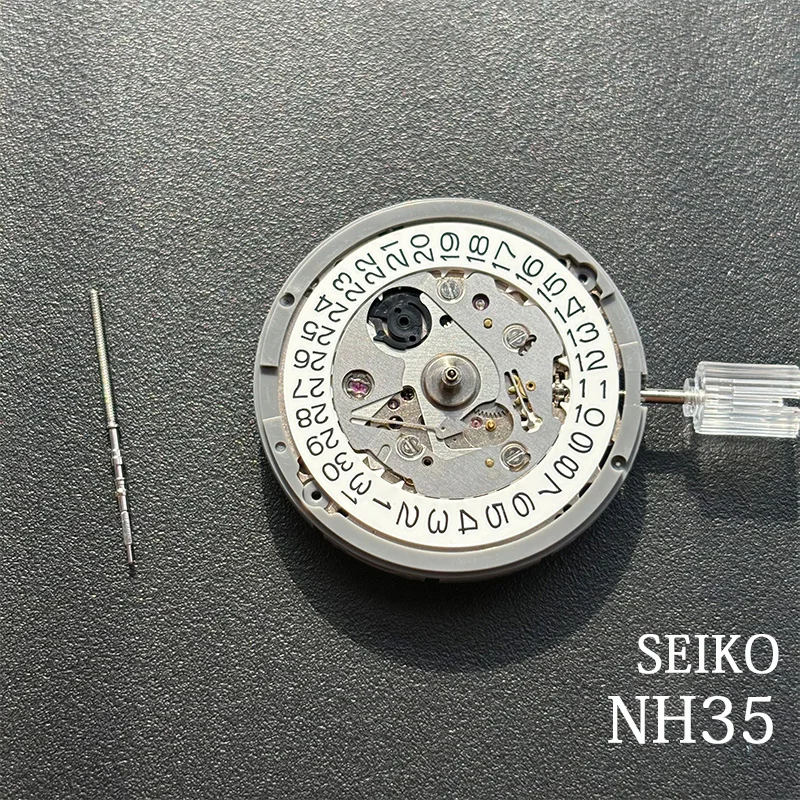 Giappone Nh35 Movimento Meccanico Automatico Ad Alta Precisione Japona Seiko Nh35A-3 Orologio Calendario Meccanismo Polso Giorno Data Set