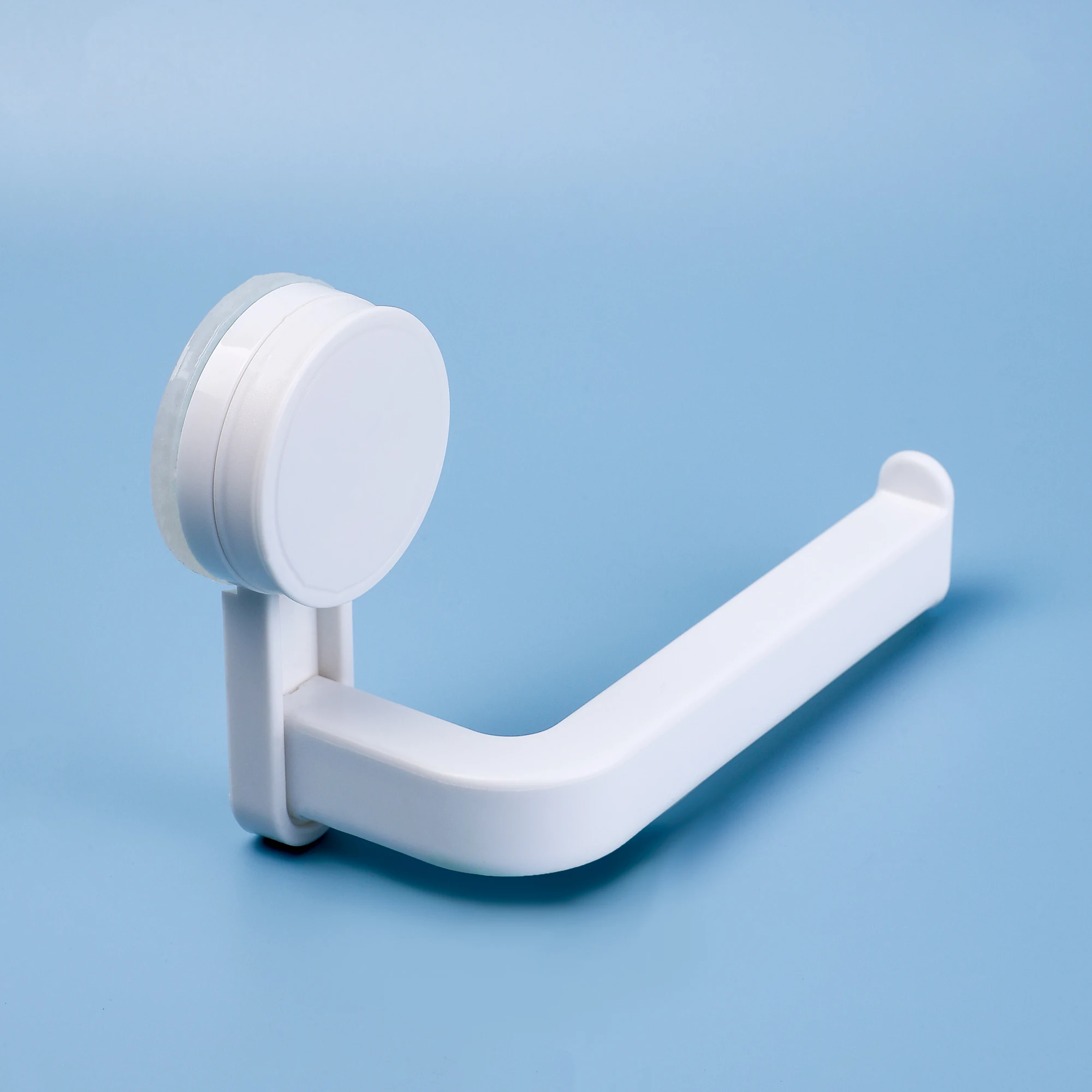 Towel Rack Seamless Wall-absorbing Towel Bar Paper Towel Holder Toilet Roll Holder Creative Bathroom Punch-free Paper Storage Rack