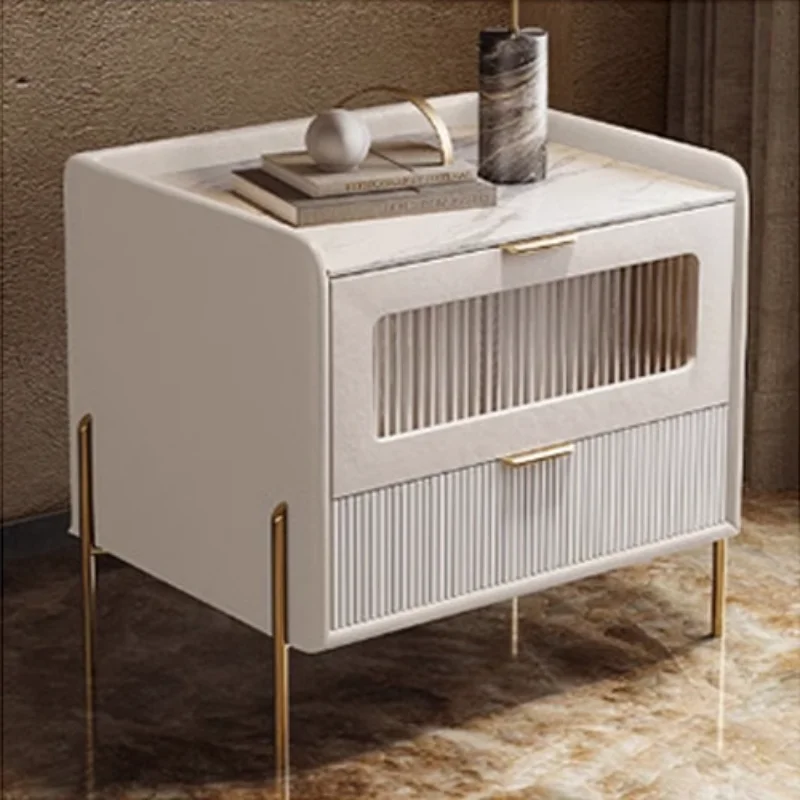 

Modern Storage Bedside Table Cabinet Coffee Auxiliary Bedroom Bedside Tables Narrow Removable Low Nachttisch Hotel Furniture GG