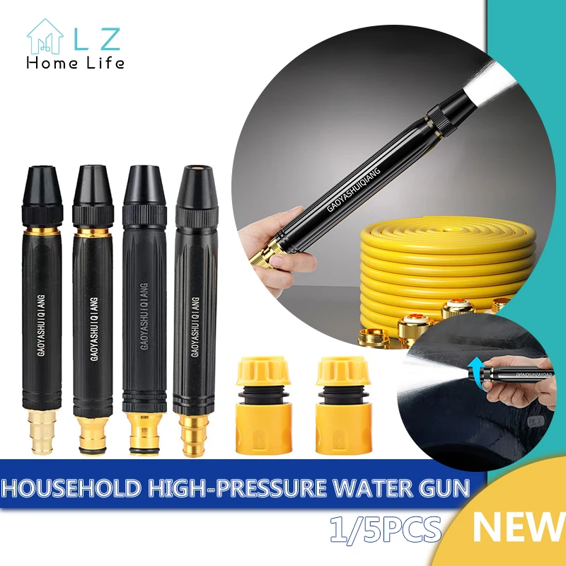 Pistola Ad Acqua Ad Alta Pressione Per Uso Domestico Autolavaggio Acqua Ugello Per Autolavaggio Tubo Per Irrigazione Ad Acqua Diamantata Strumenti Per