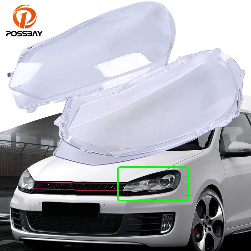 

2 шт., автомобильные прозрачные линзы для VW Golf 6 2010 2011 2012 2013 2014