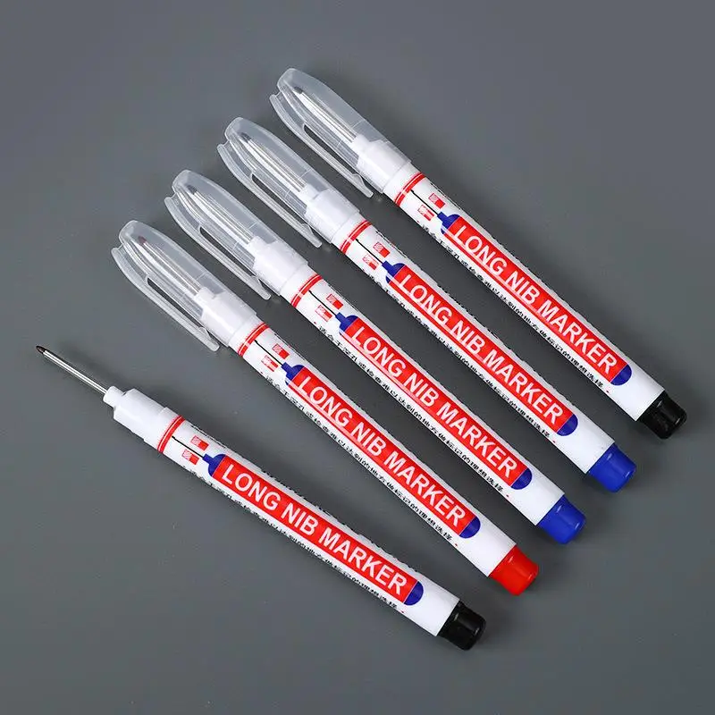 1Pcs Marker Pen Permanent Paint Resistant Ink Pen Wood Rock Plastic Leather Glass Stone Metal Canvas Ceramic Deep Hole Marker