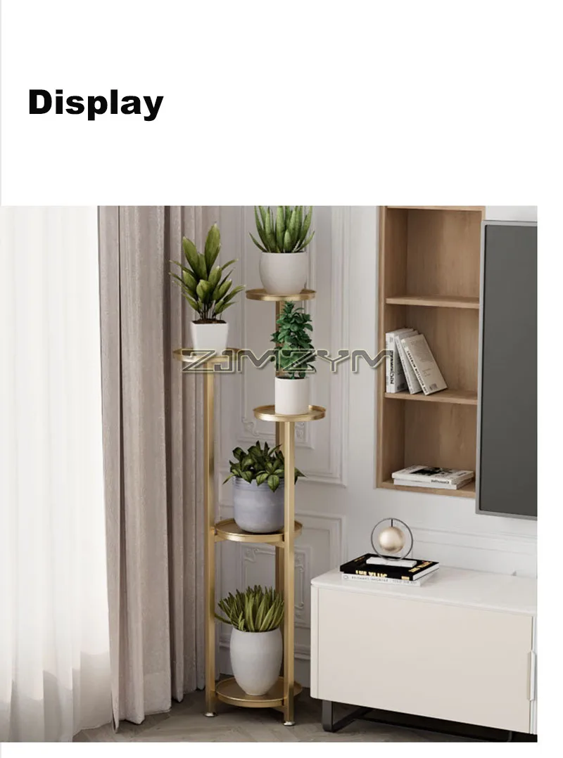 Flower Rack Plant Stand Display Rack Flower Holder Plant Display Stand Multiple Flower Pot Corner