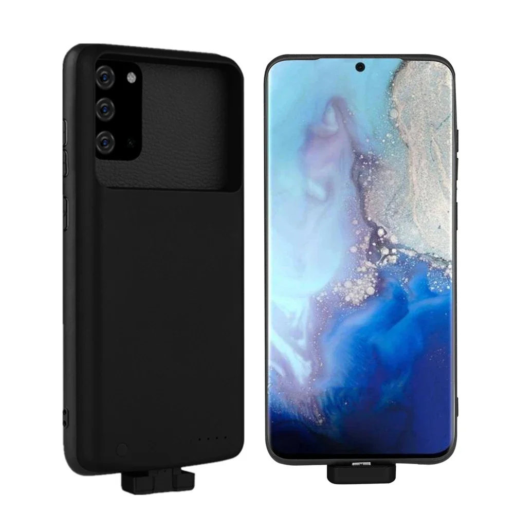 휴대용 충전기 커버, 삼성 갤럭시 S20 플러스 5G 배터리 케이스, 5000mAh 마그네틱 외장 배터리 보조베터리 충전 케이스