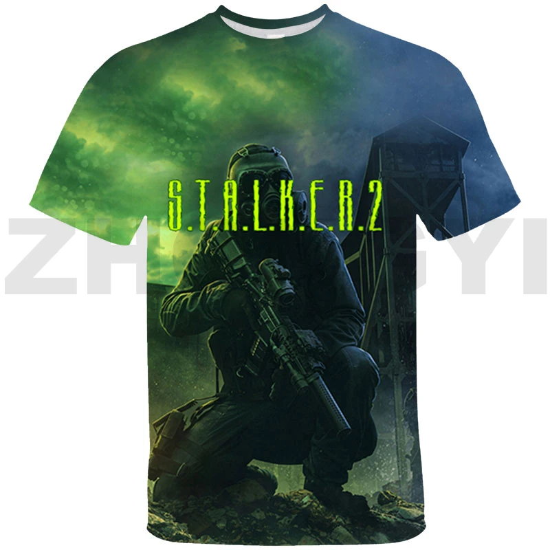 2022 S.T.A.L.K.E.R. 2 Heart Of 3D T-Shirt Bambini Felpa Oversize Shooting War Game Stalker 2 Abbigliamento Femminile Abbigliamento Uomo