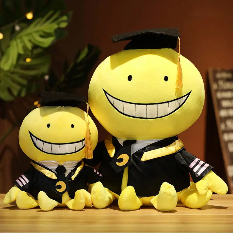 

30/45cm Cute Octopus Doll Korosensei Cartoon Assassination Classroom Plush Toy Stuffed Plushie Soft Kids Birthday Fans Gift Xmas