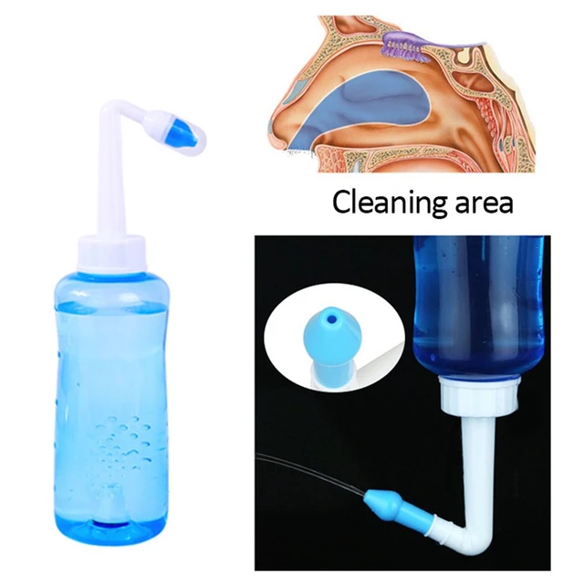 Irrigador Nasal mejorado para niños y adultos, limpiador de lavado Nasal  con Control automático, previene el