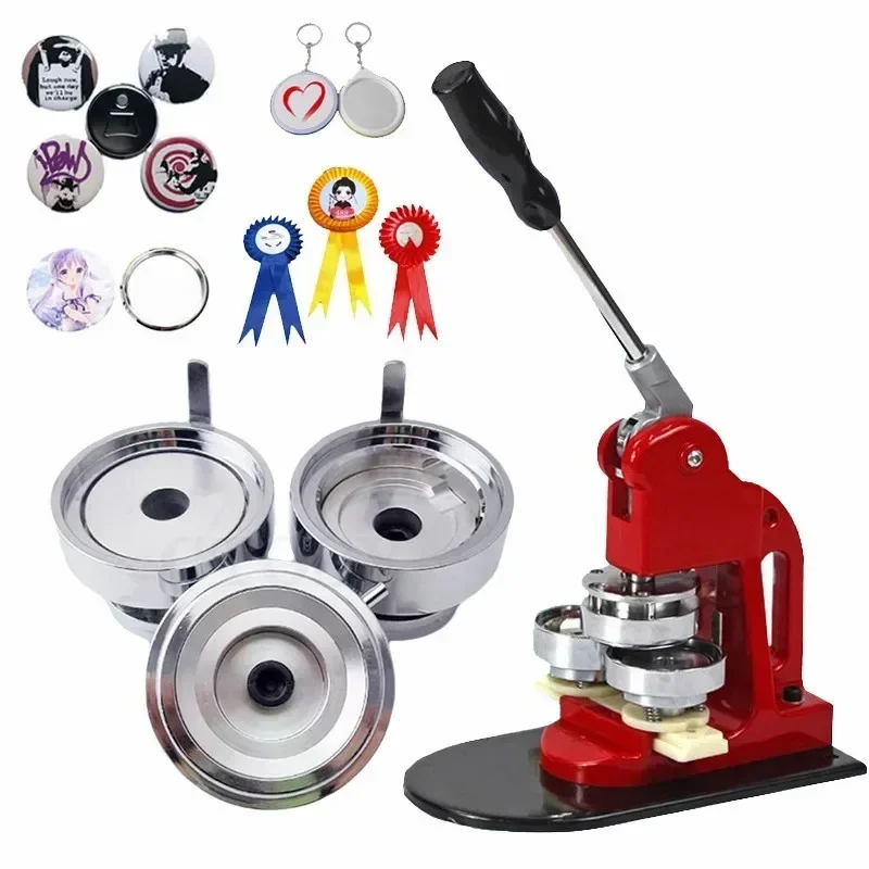 DIY Aluminum Alloy Interchangeable Die Badge Inserts Tools for Button Maker Hand Tools 25mm 32mm 44mm 50mm 58mm 70mm