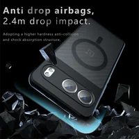 For Magsafe Magnetic Wireless Charging Case For OnePlus Nord 4 Nord4 5G Shockproof Matte Back Cover Coque 2
