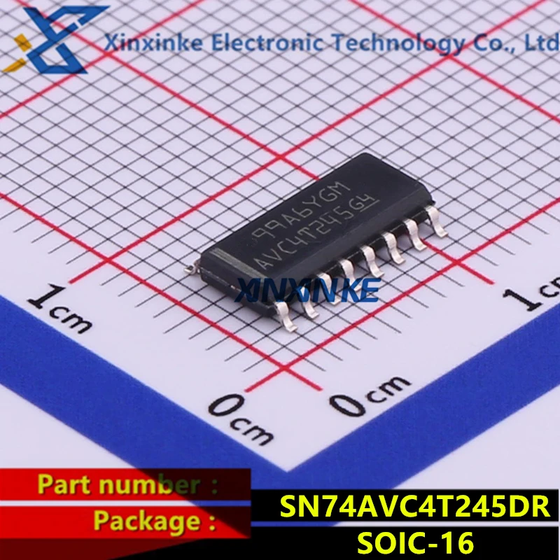 

SN74AVC4T245DR AVC4T245 SOIC-16 Translation - Voltage Levels 4-Bit Dual-Supply Bus Xcvr Brand New Original