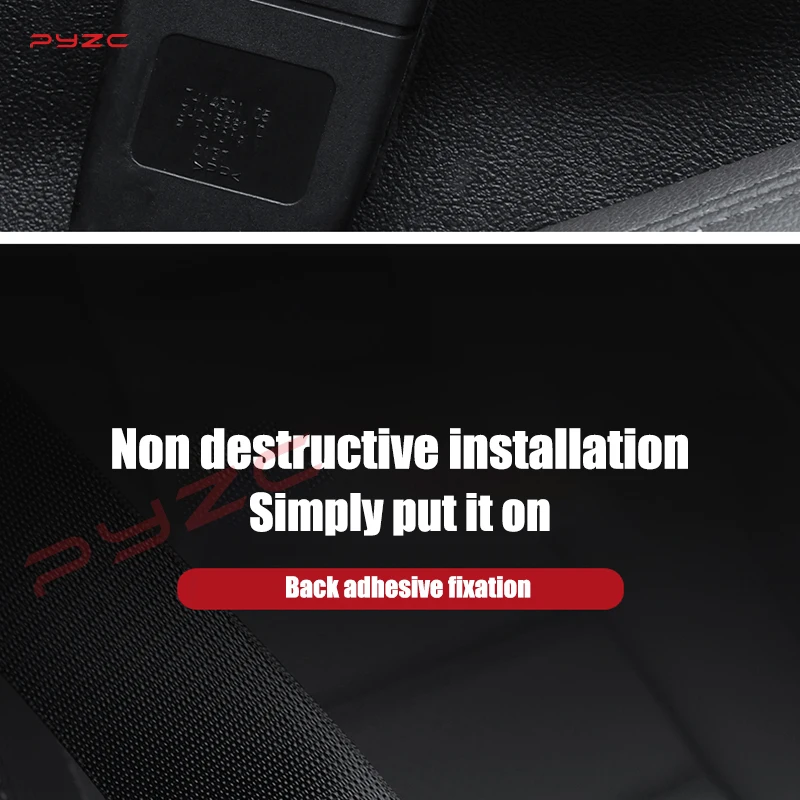 Car Seat Belt Buckle Plug Protective Cover For Fiat 500C 500S 500 Car Safety Seatbelt Anti-scratch Auto Interior Accessories
