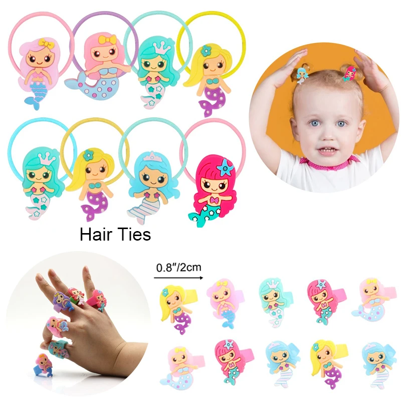 72pcs/36pcs Mermaid Party Favors Girls Birthday Pinata Filler Christmas Wedding Gifts Mermaid Bracelet Keychain Necklace Toys party toys toy gift filler pop keychain toys rose necklace glowing bracelets rings wooden bead bracelet initial letter bracelet