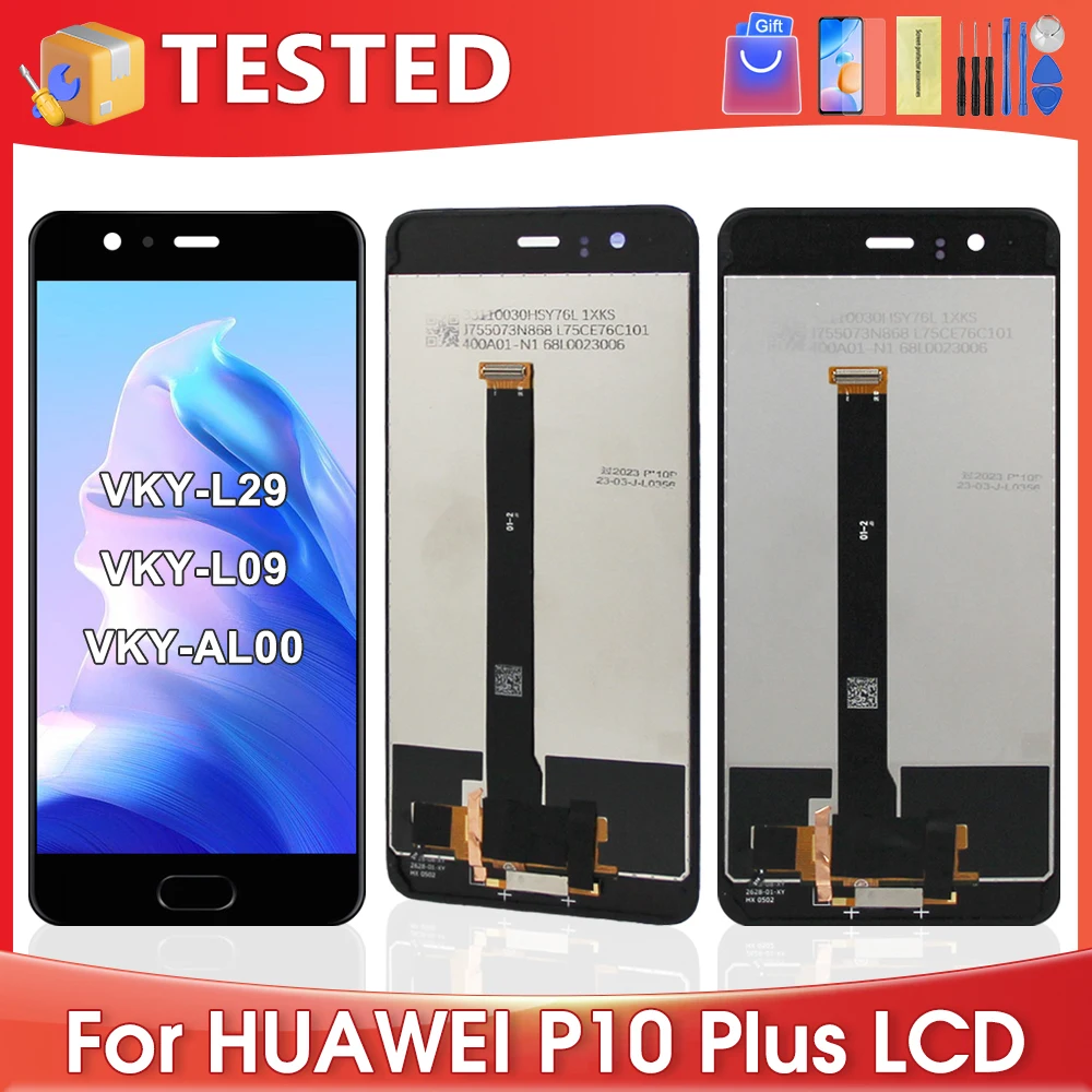 

5.5''For HUAWEI P10 Plus For Original P10Plus VKY-L29 VKY-L09 VKY-AL00 LCD Display Touch Screen Digitizer Assembly Replacement