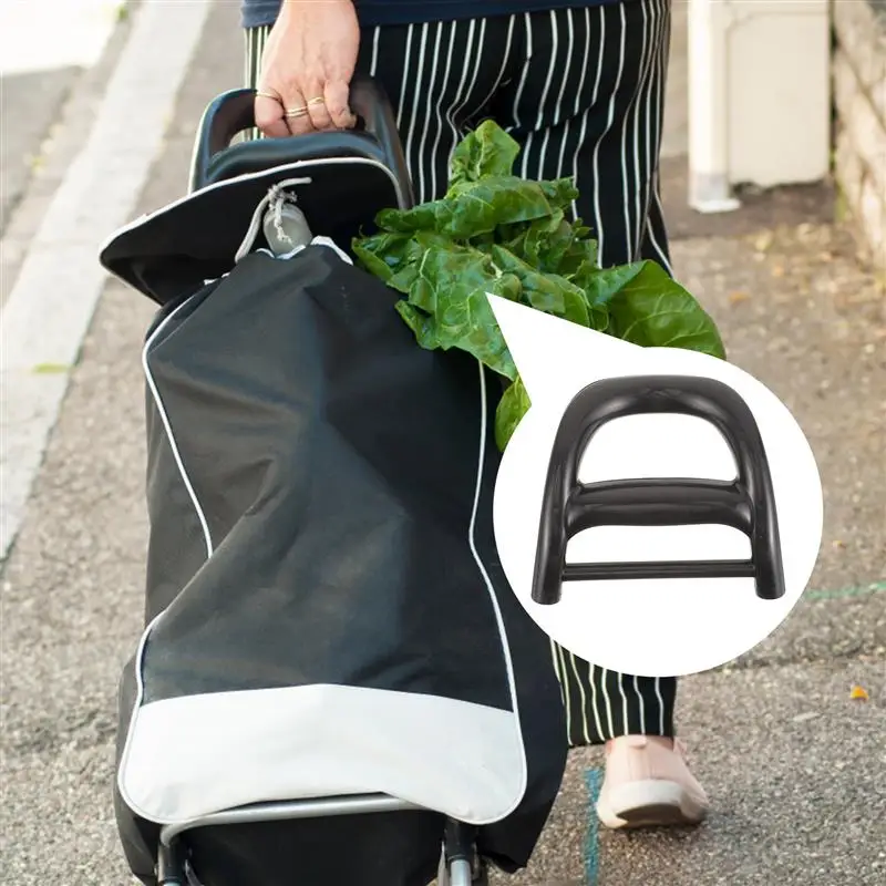 Cart Accessories Heavy Duty Handle Replacement Shopping Cart Fold Trolley Shopping Parts Universal Grip Wheelchair Handle