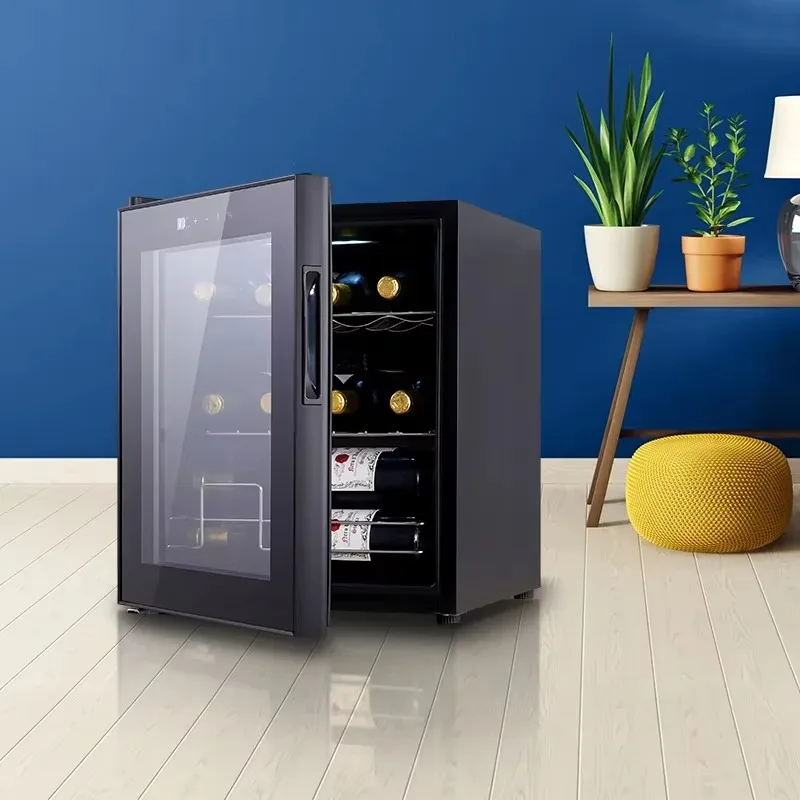 Mini Electric 48-Liter Wine Fridge Cooler Small Size Wine & Beverage Cellar Bar Cabinet