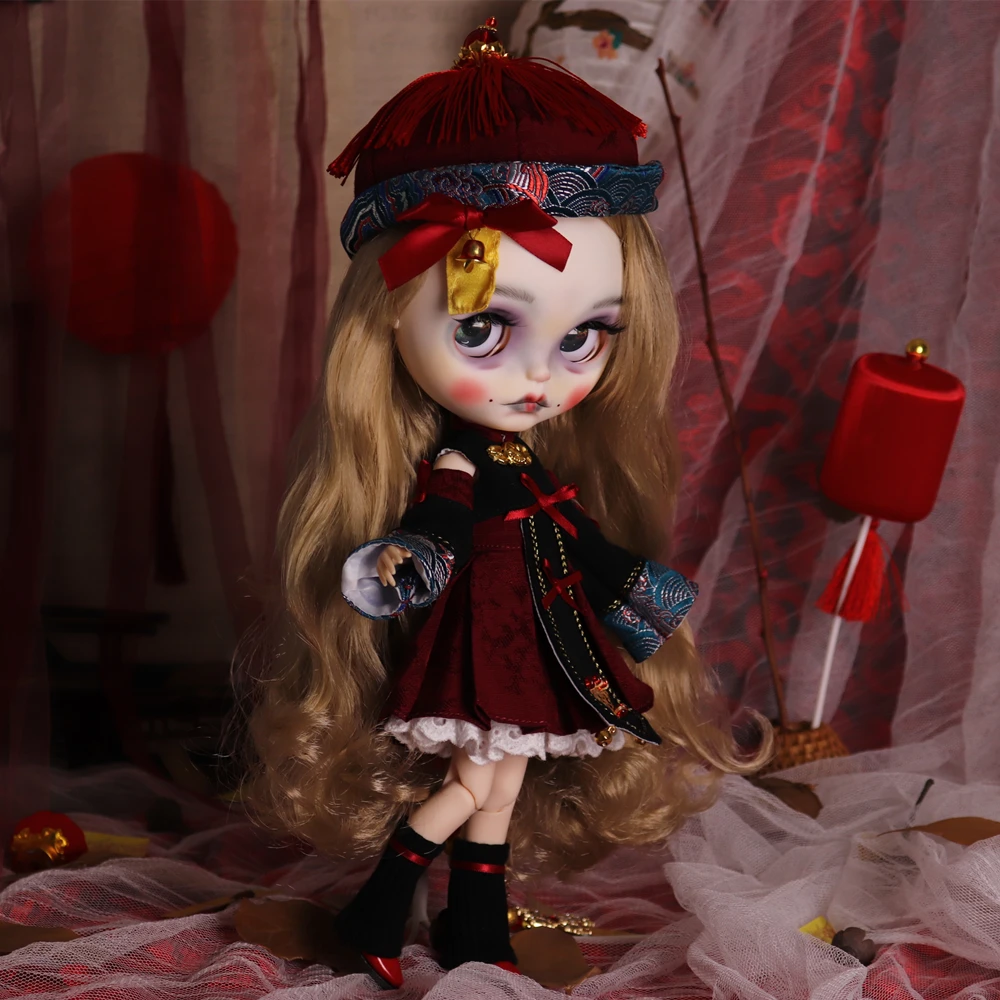 Ms مصاص دماء Ooak ICY DBS Blyth دمية فيلم رعب نحت الشفاه الكعك ماتي الوجه  1/6 BJD Azone S أنيمي فتاة - AliExpress, image size:1000x1000