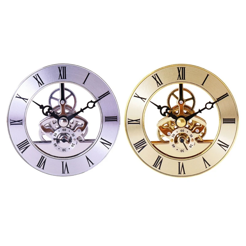 

1PCS 86MM Roman Numeral Movement Insert Gold Clock Quartz Movement Repair Replacement Essential Tools Watchmaker Parts
