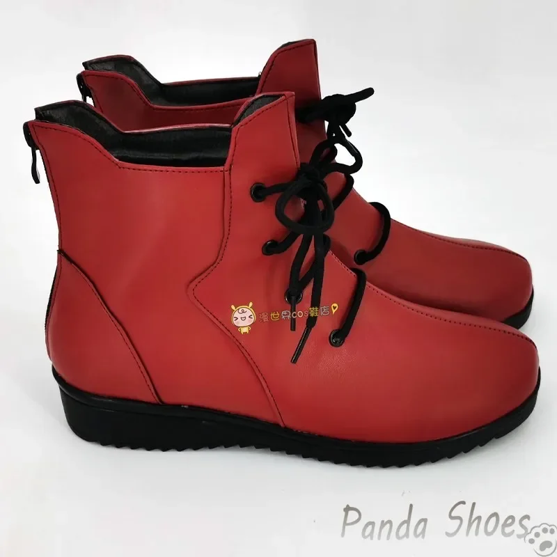 Jujutsu Kaisen Itadori Yuji Cosplay Shoes Anime Cos Red Boots Comic Itadori Yuji Cosplay Costume Prop Shoes for Con Halloween cosplay shoes anime peripheral accessories